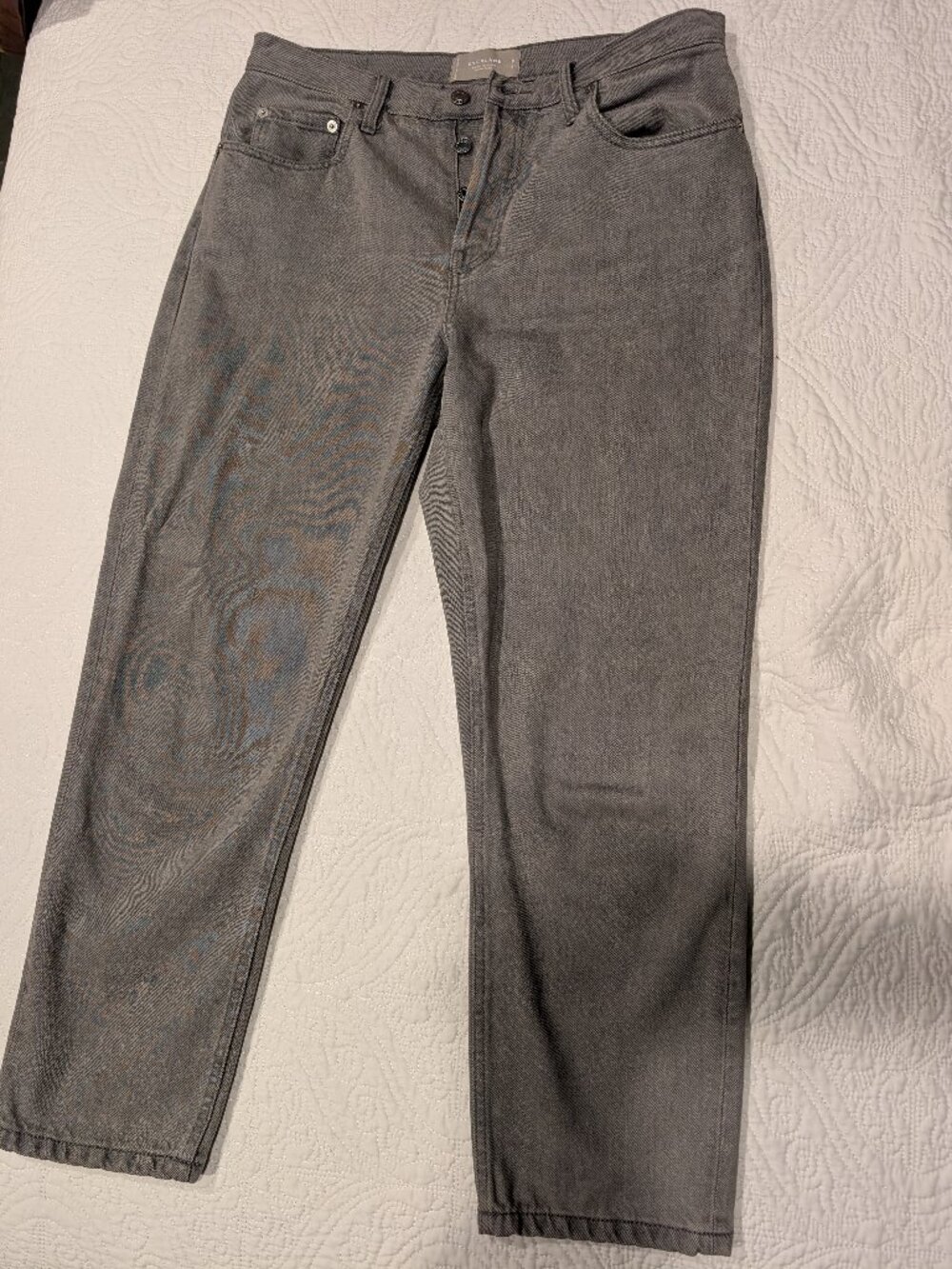 Everlane 90s Cheeky Jean Crop 30 - Gray